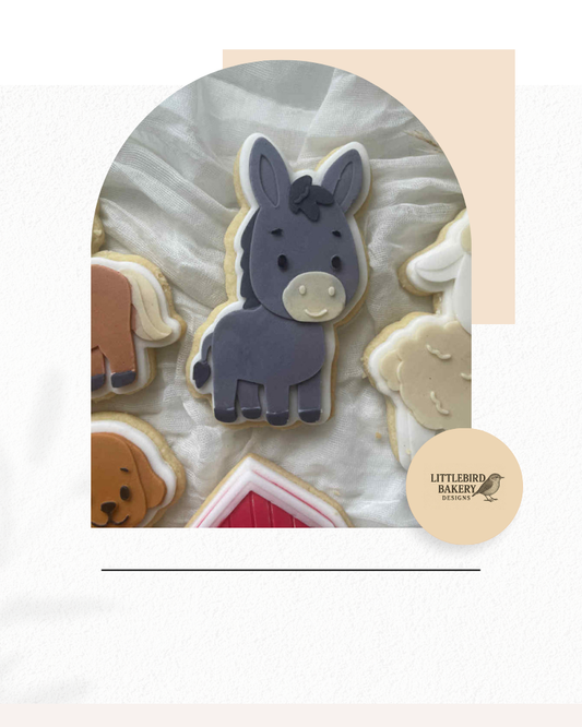 Donkey cookie cutter and stamp