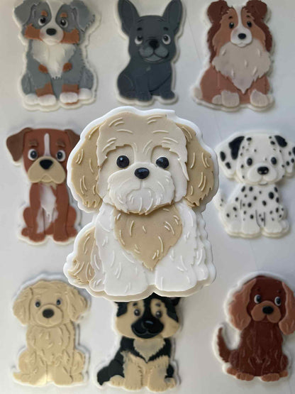 Shih Tzu cookie cutter and stamp