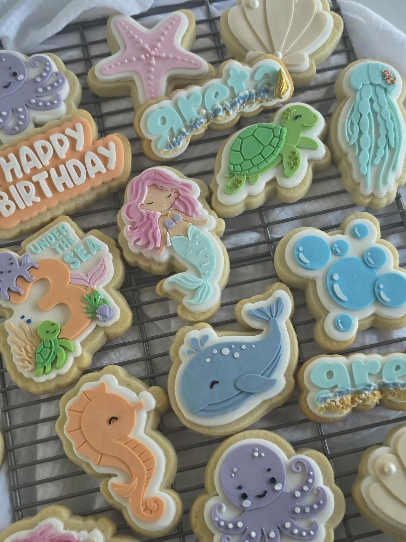 3 under the sea - Cookie Cutter & Stamp