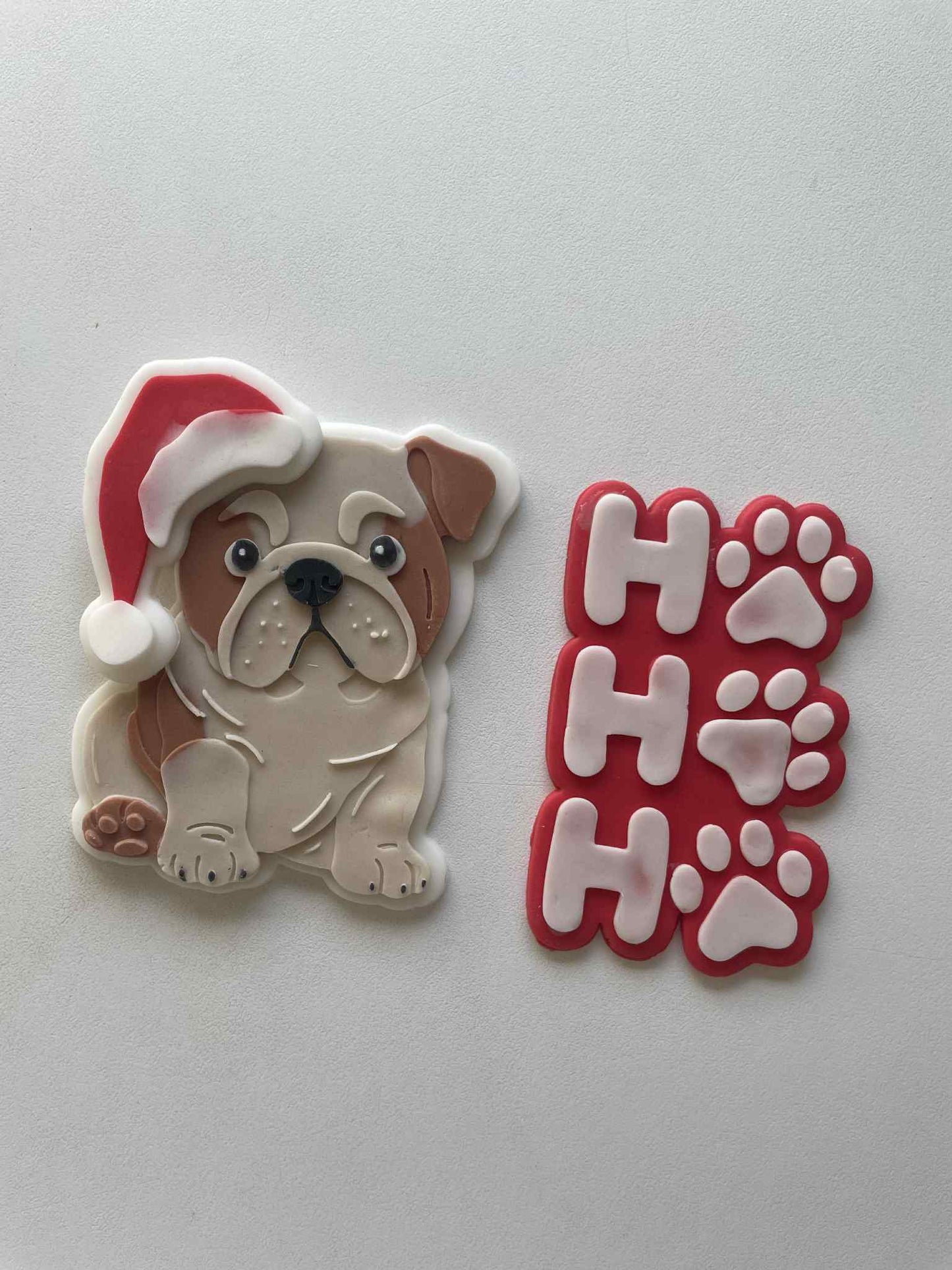 Ho Ho Ho cookie cutter and stamp