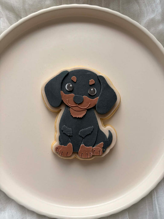 Short haired dachshund - Cookie Cutter & Stamp