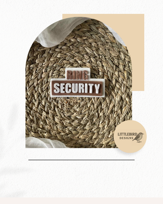 Ring Security cookie cutter and stamp