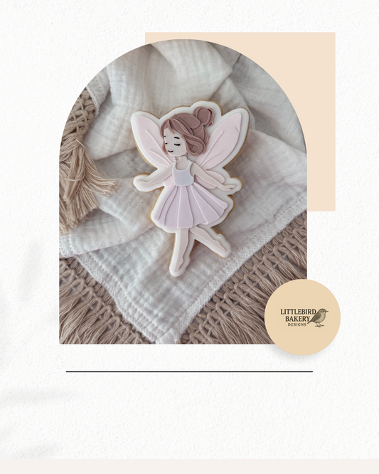 Cute Fairy cookie cutter and stamp
