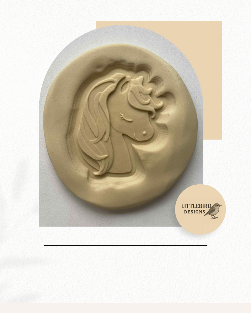 Horse Head cookie cutter and stamp