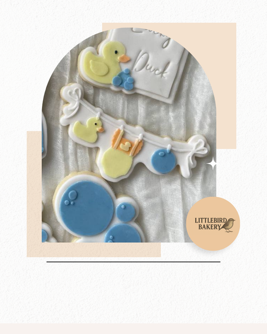 Washing line cookie cutter & stamp
