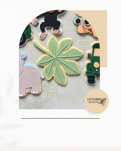 Palm leaf Waterfall cutter and stamp