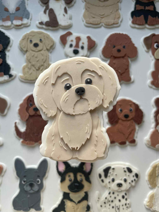 Lhasa Apso cookie cutter and stamp