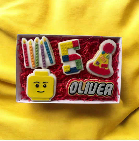 Building block Biscuit Box