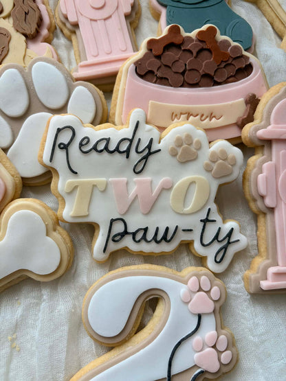 Let's pawty Biscuit Box