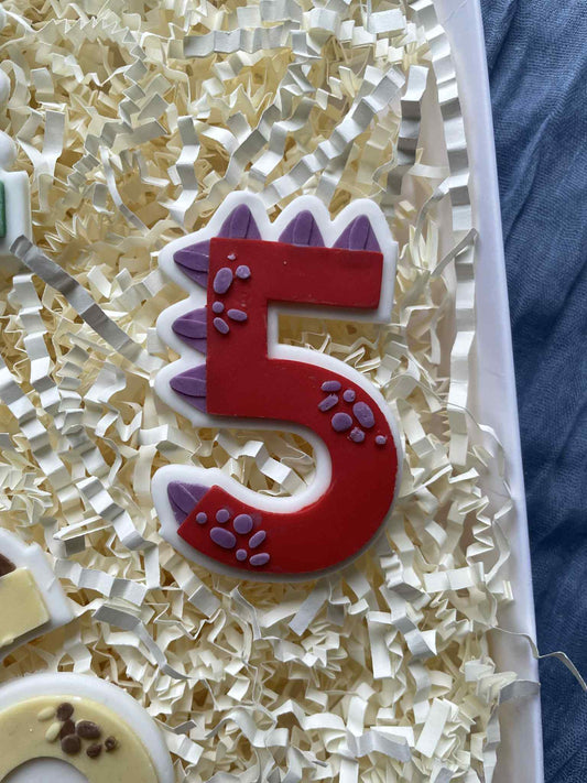 Dinosaur No 5 Cookie Cutter & Stamp