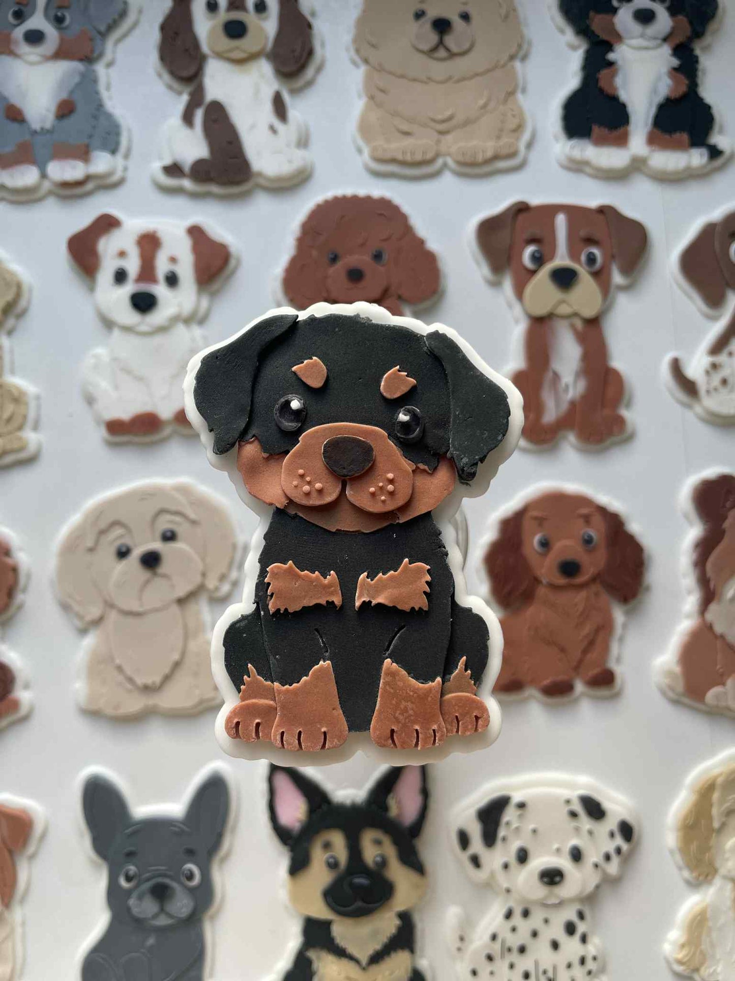 Rottweiler cookie cutter and stamp