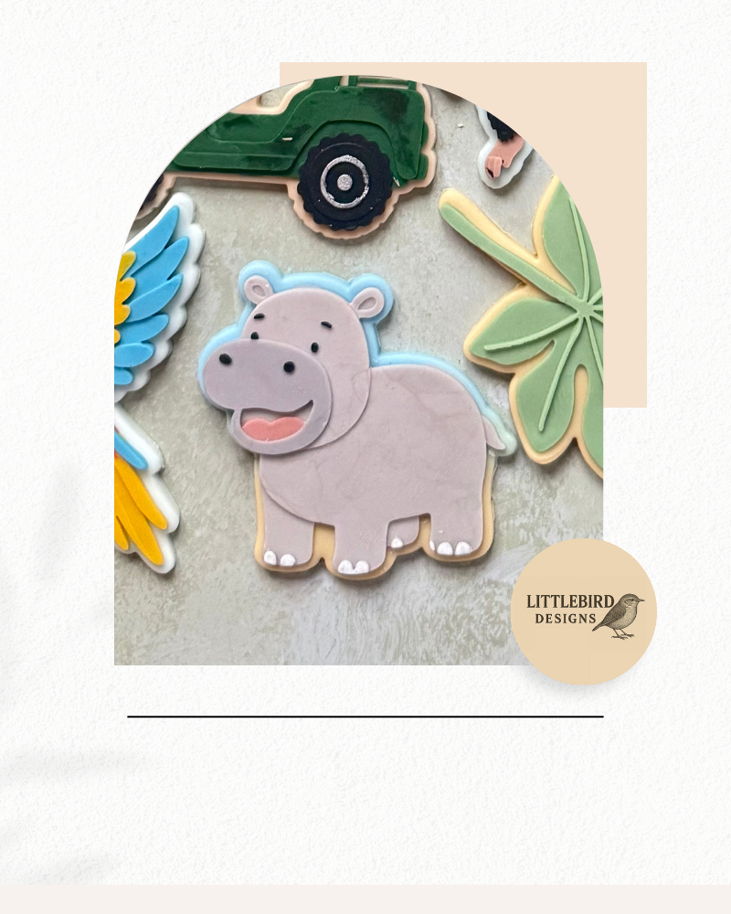 Hippo cutter and stamp
