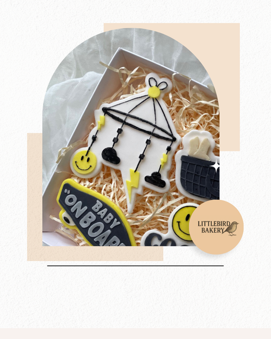 One cool dude baby mobile cookie cutter and stamp