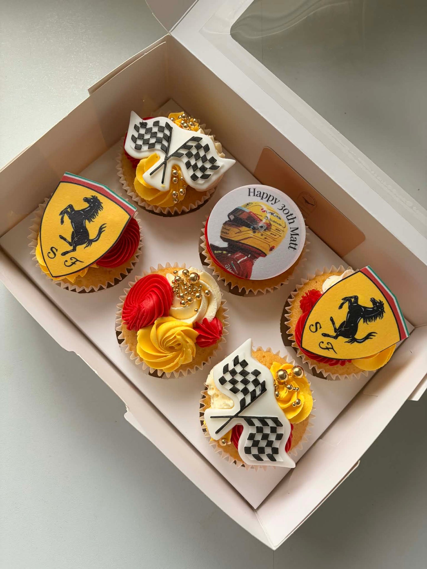 F1 cupcakes