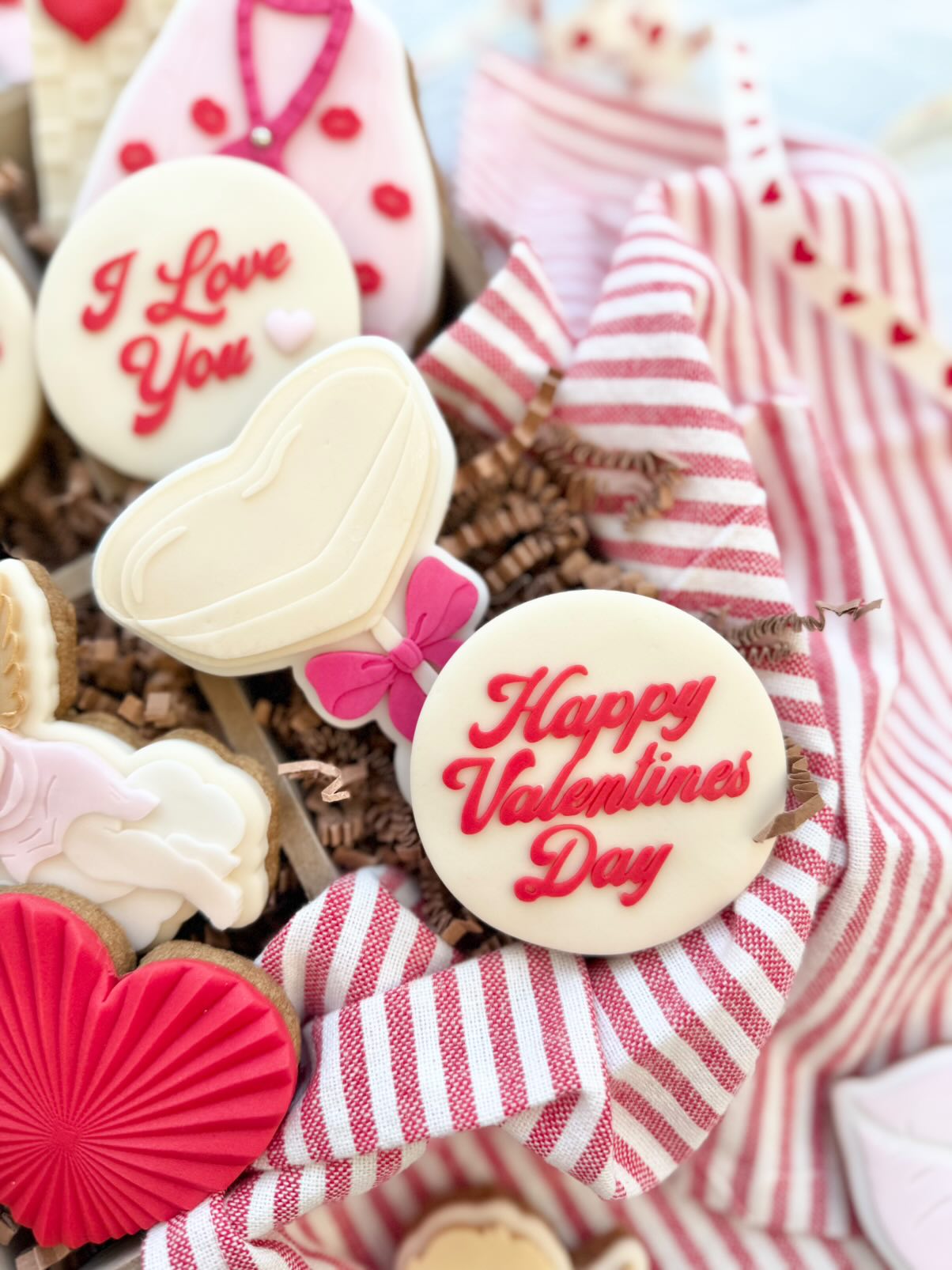 Heart Shaped Cocktail Glass Cookie Cutter & Stamp