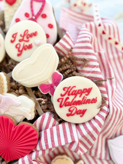 Heart Shaped Cocktail Glass Cookie Cutter & Stamp