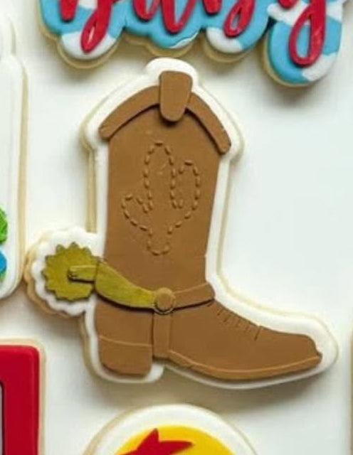 Cowboy Boot - Cookie Cutter & Stamp