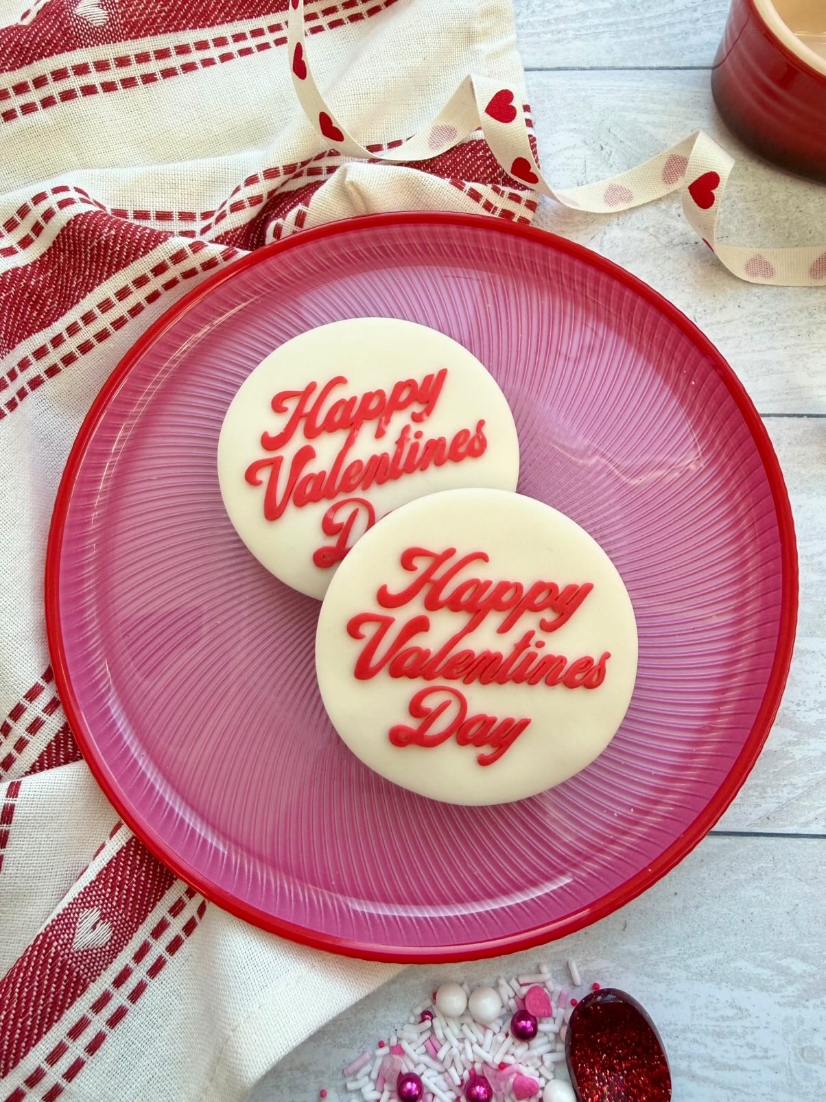 Valentine's Day sayings Cookie Cutter & Stamp