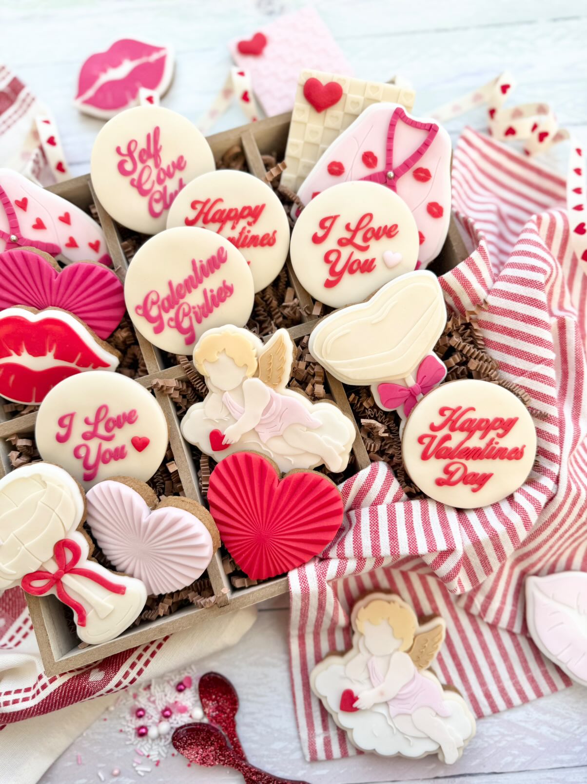 Valentine's Day sayings Cookie Cutter & Stamp