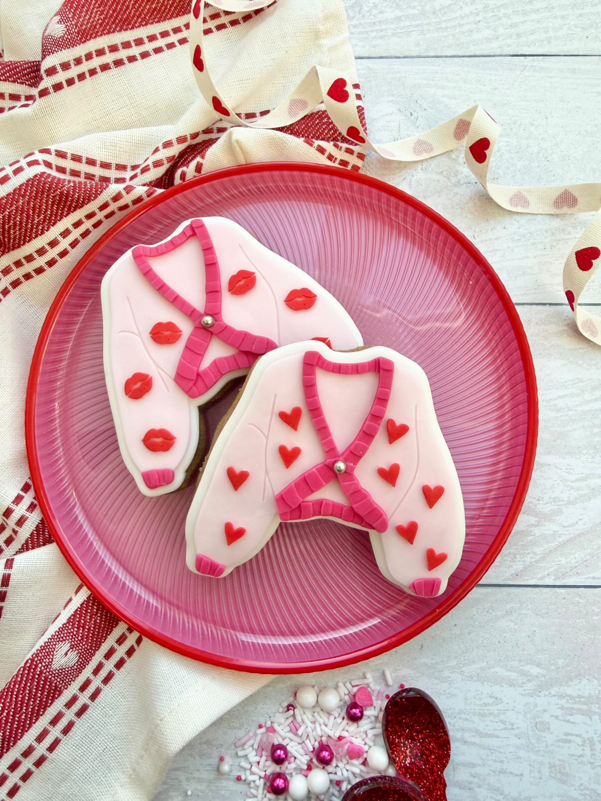 Valentines Cardigans Cookie Cutter & Stamp