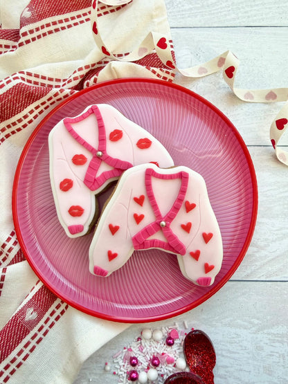 Valentines Cardigans Cookie Cutter & Stamp