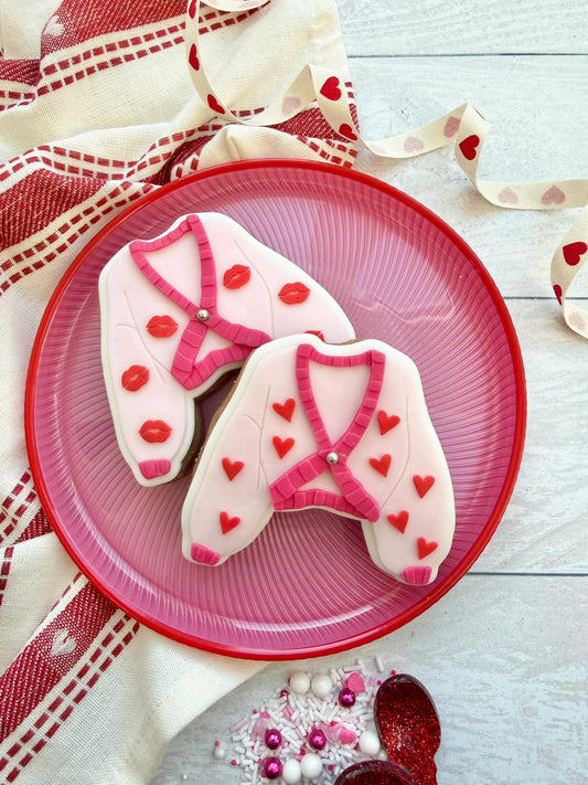 Valentines Cardigans Cookie Cutter & Stamp