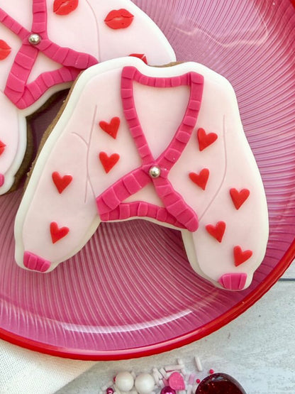 Valentines Cardigans Cookie Cutter & Stamp