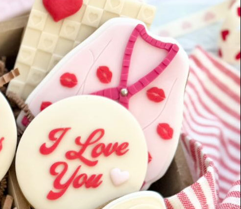 Valentines Cardigans Cookie Cutter & Stamp