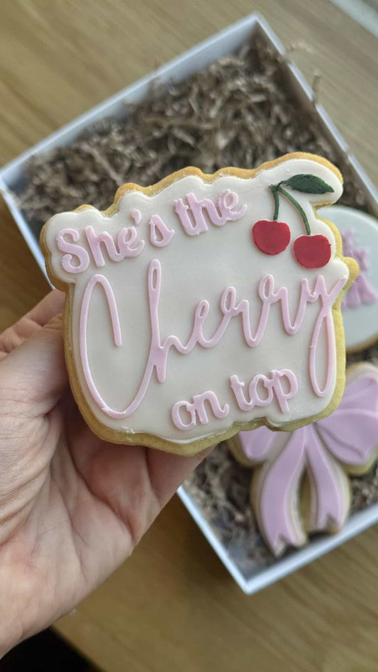 She's the cherry on top - Cookie Cutter & Stamp