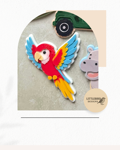 Parrot cutter and stamp