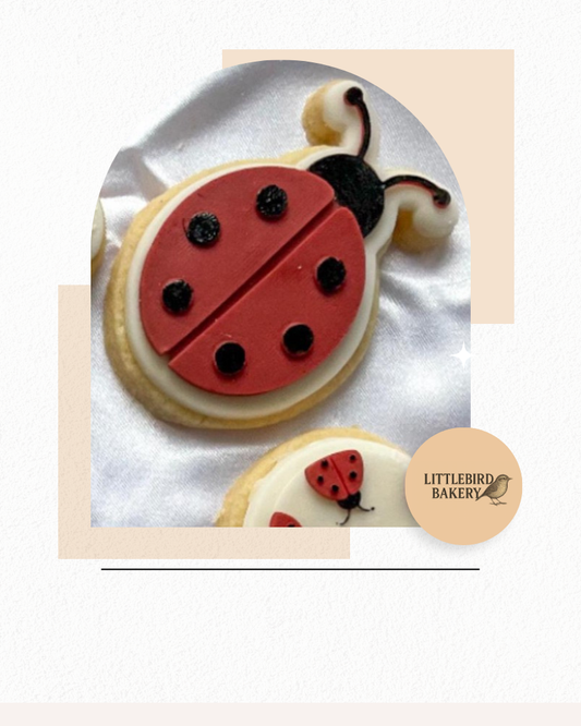 Ladybird cookie cutter and stamp