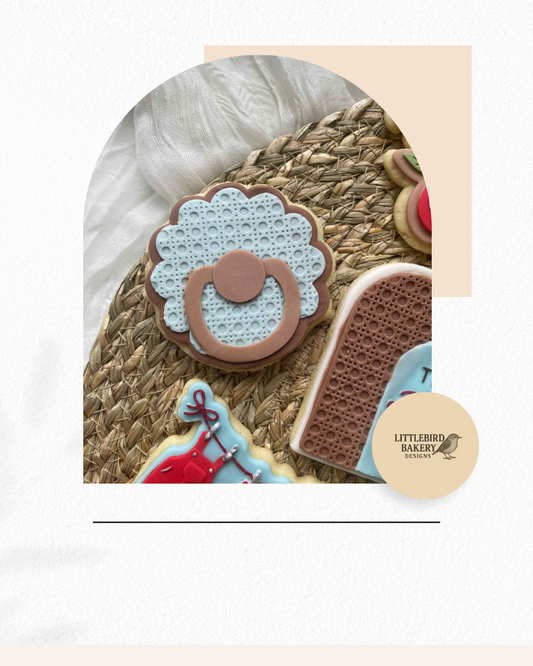 Rattan dummy cookie cutter and stamp