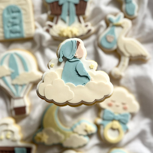 Baby on cloud - Cookie Cutter & Stamp