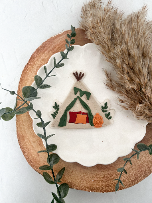 Tipi tent - Cookie Cutter & Stamp