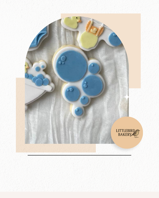 Bubbles cookie cutter & stamp