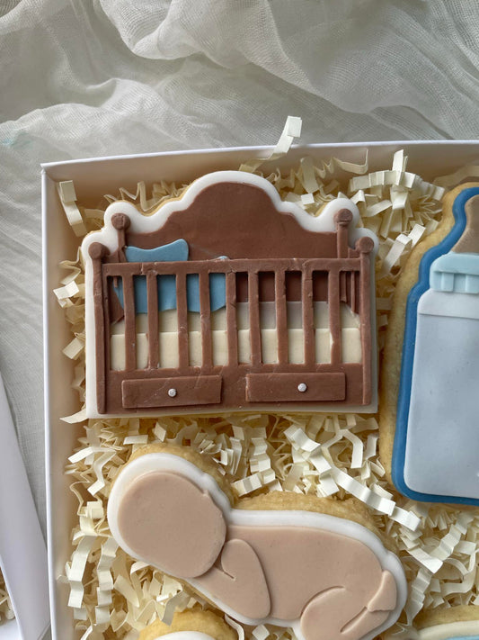 Baby Cot Cookie Cutter & Stamp
