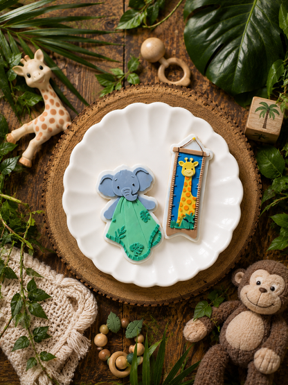Giraffe Height Chart - Cookie Cutter & Stamp