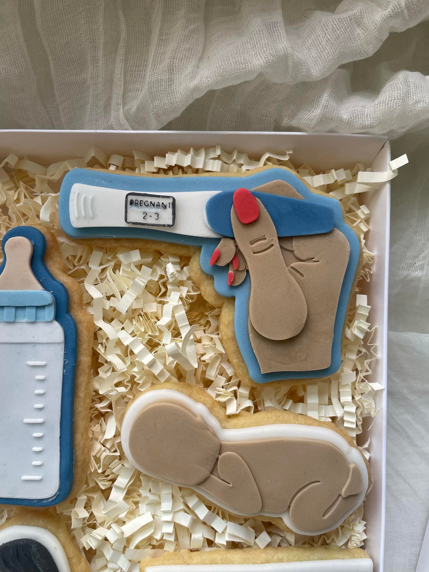 Pregnancy Test Cookie Cutter & Stamp