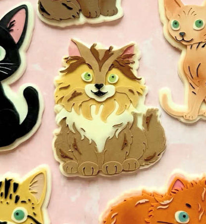 Maine coon cat - Cookie Cutter & Stamp