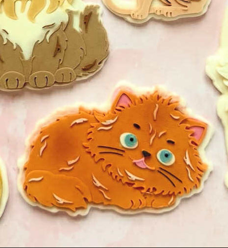 Persian cat - Cookie Cutter & Stamp