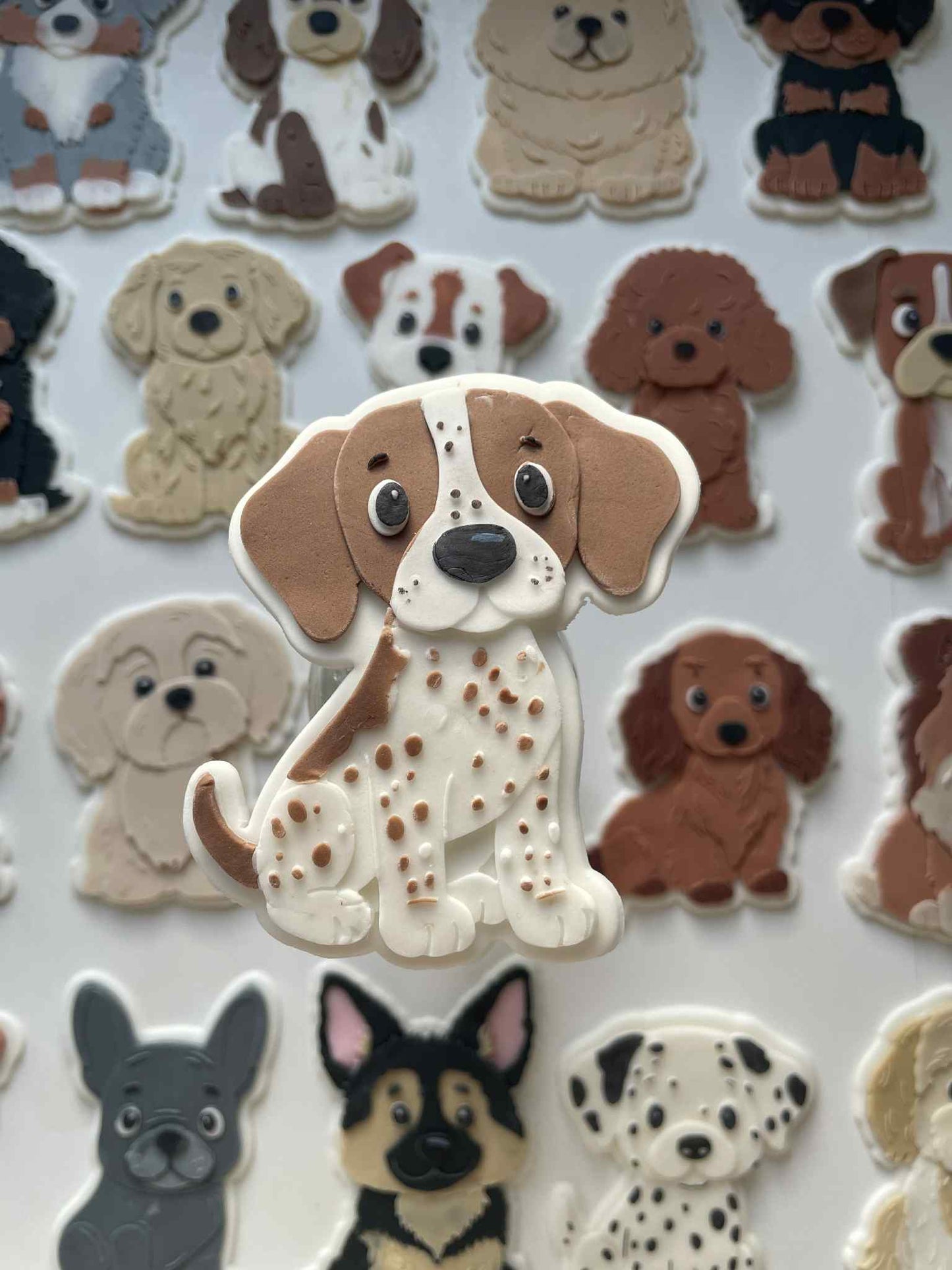 English Pointer cookie cutter and stamp