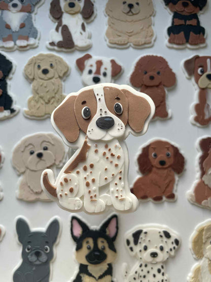 English Pointer cookie cutter and stamp