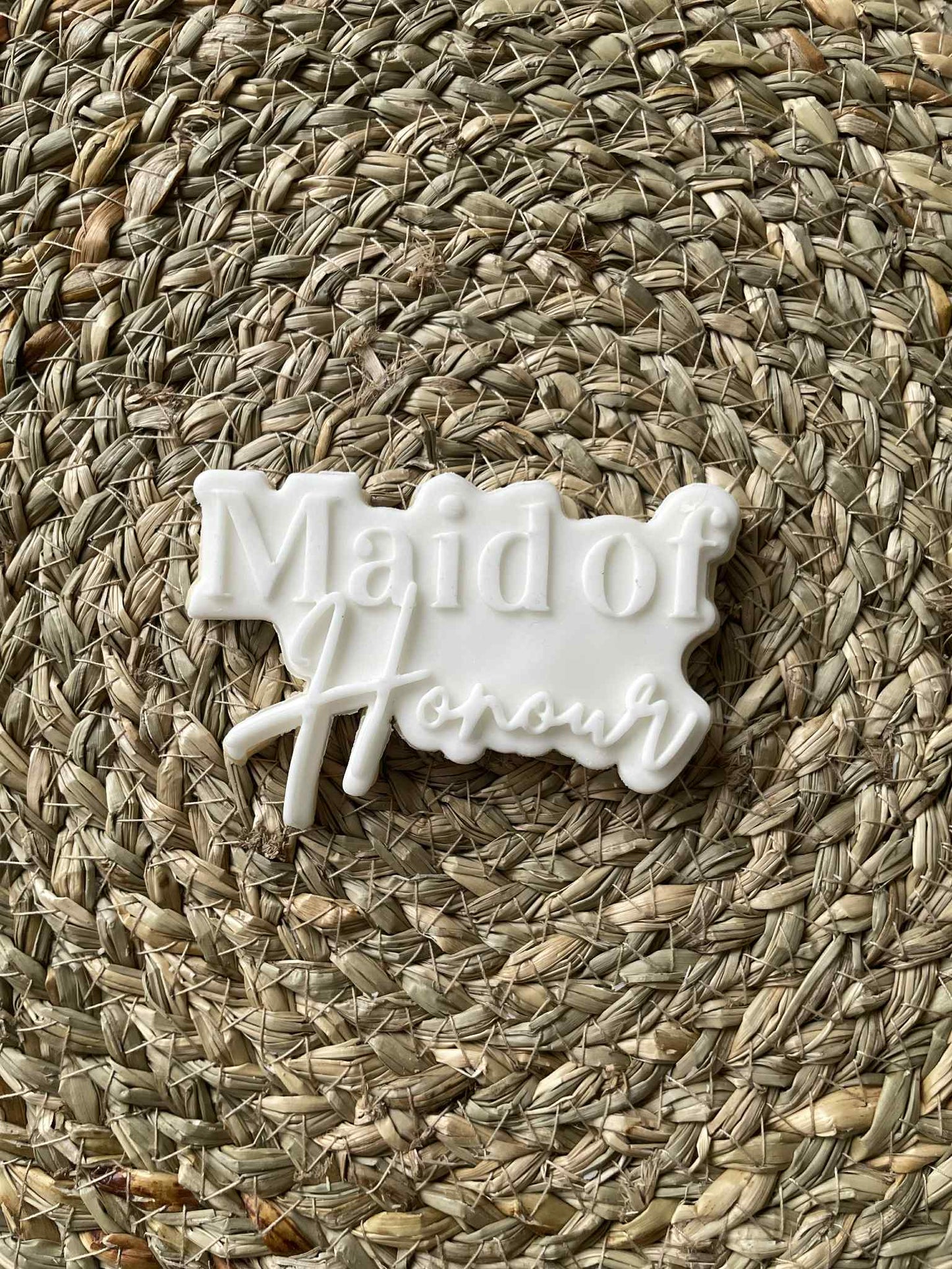 Maid Of Honour Cookie Cutter & Stamp