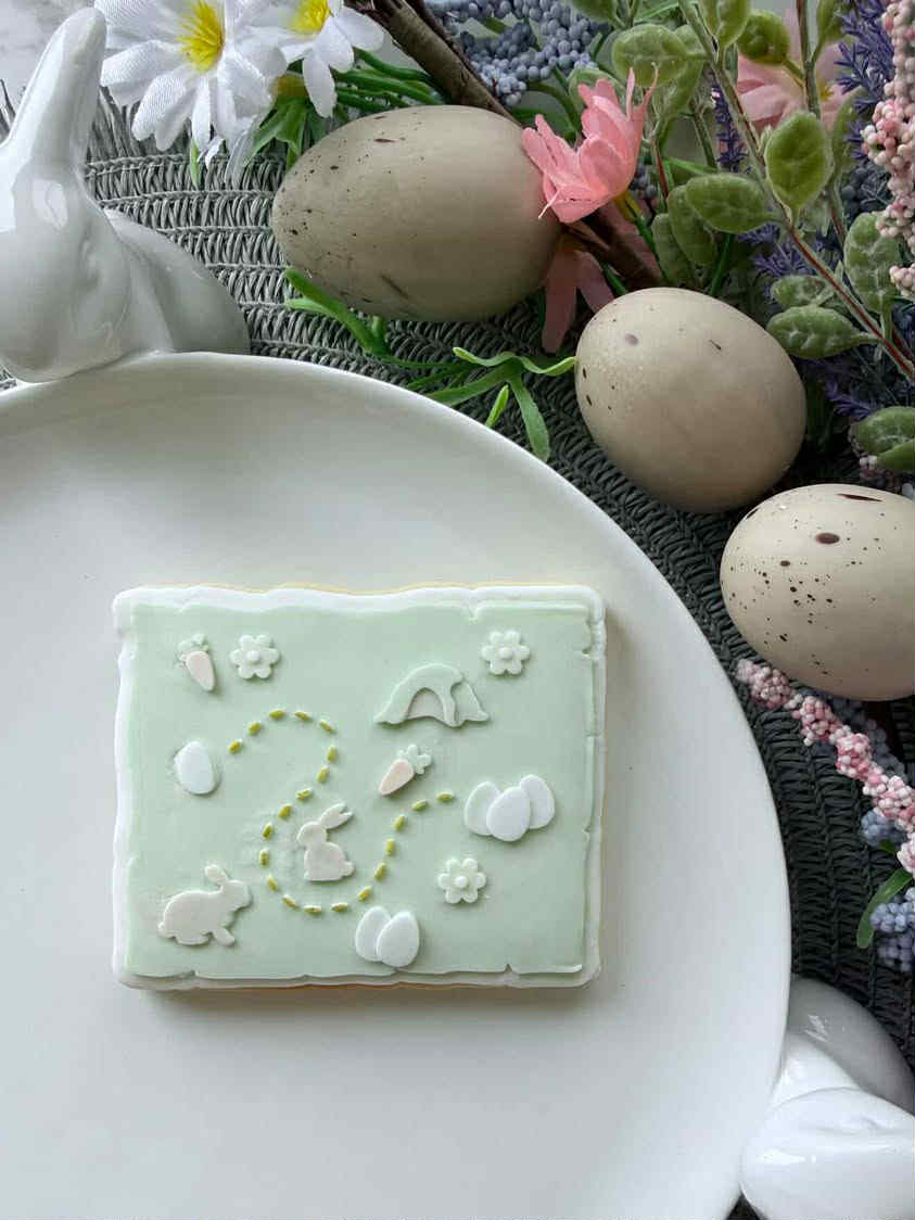 Easter egg map - Cookie Cutter & Stamp