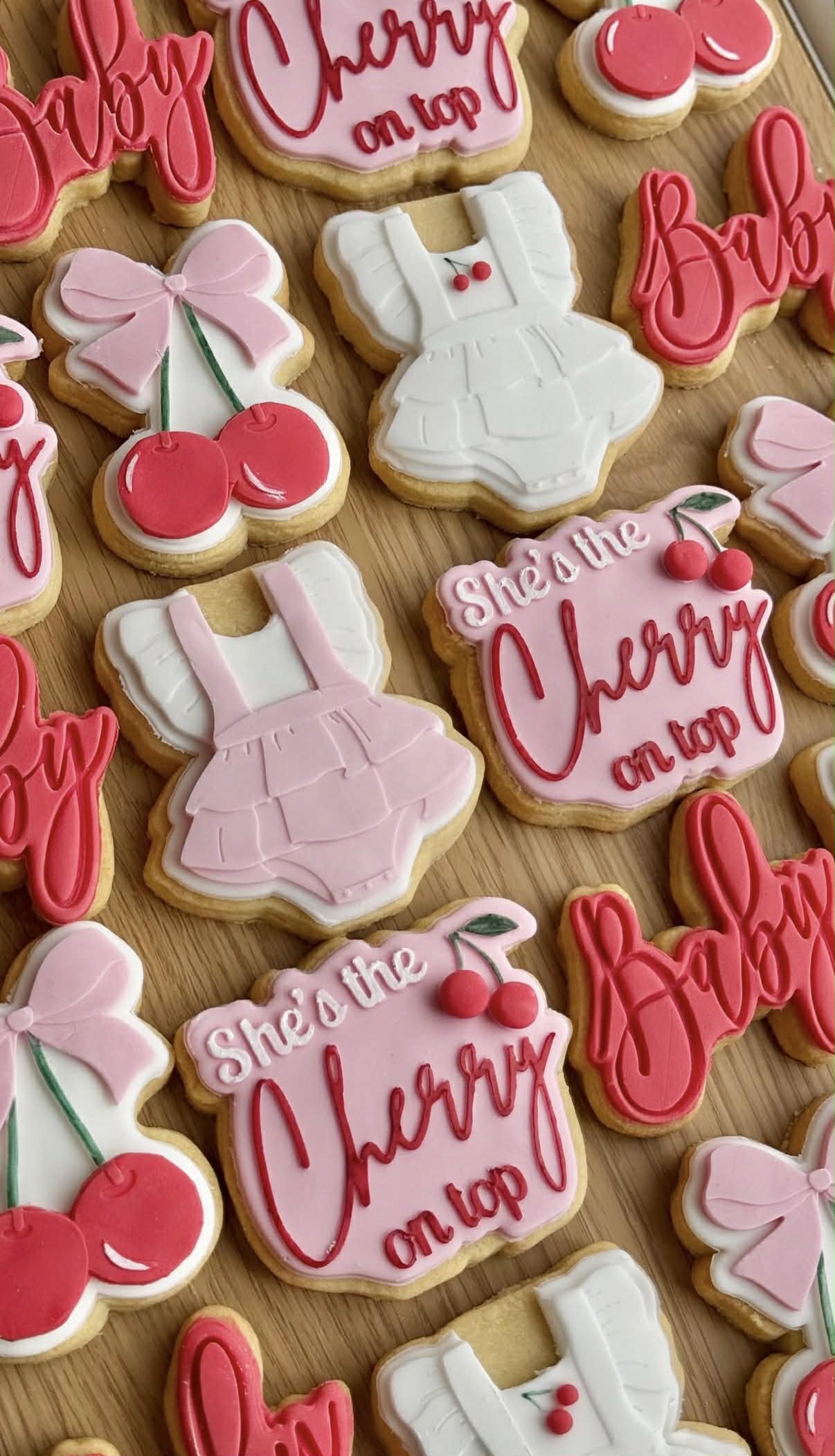 Cherry with bow - Cookie Cutter & Stamp