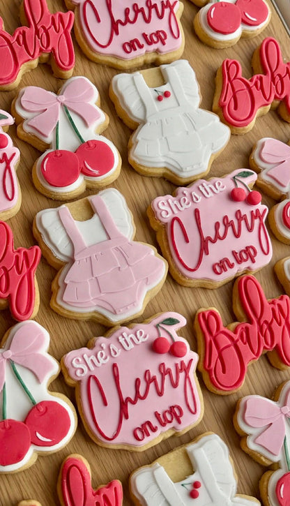 Cherry with bow - Cookie Cutter & Stamp