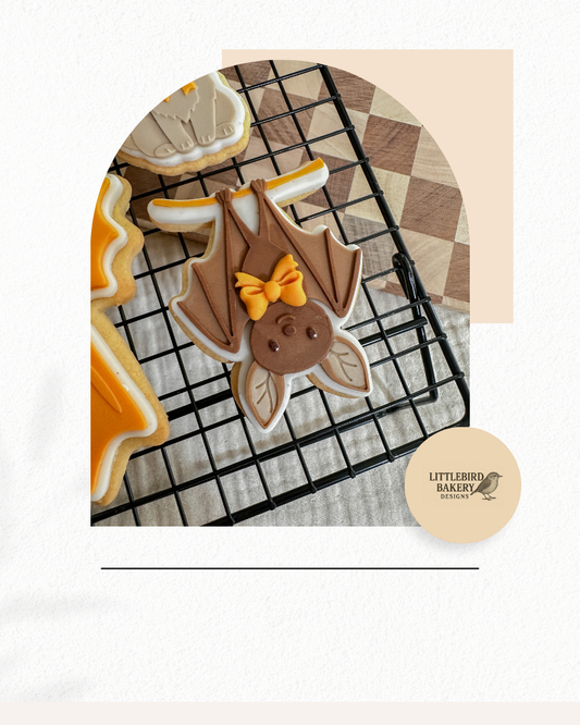 Cute Bat cookie cutter and stamp