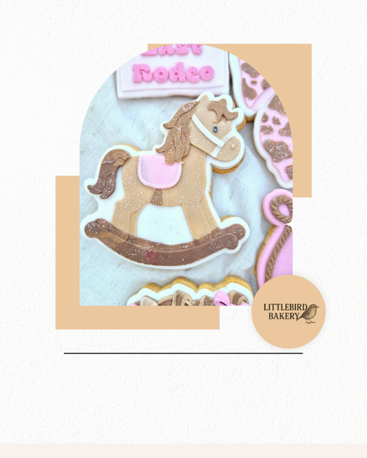 rocking horse cookie cutter and stamp