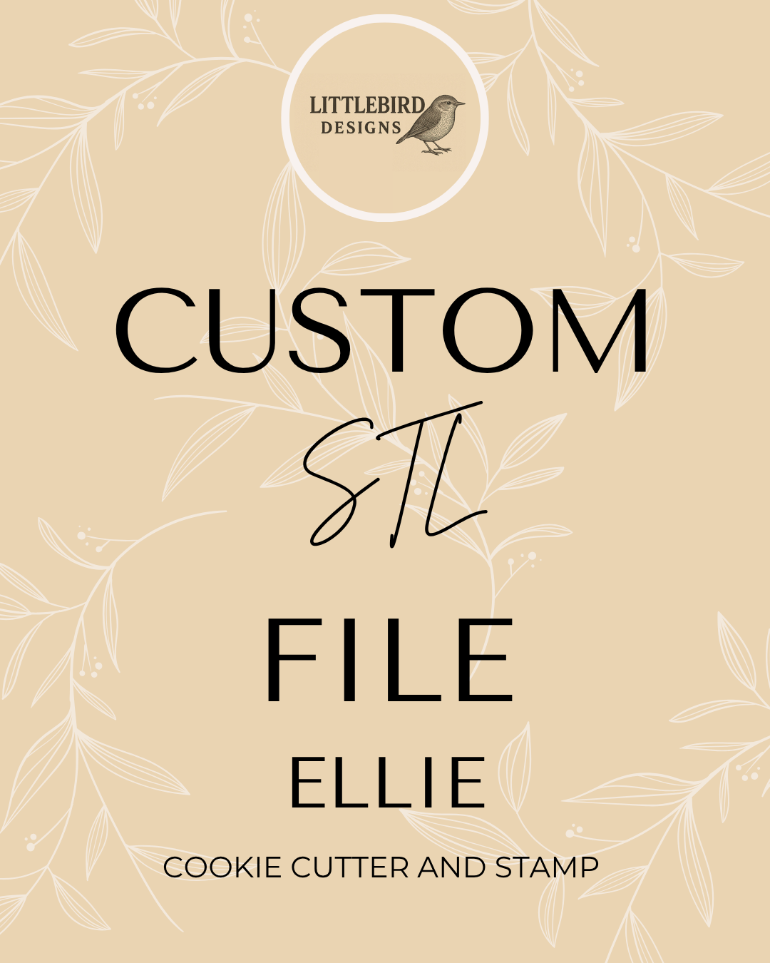 Ellie Custom - Cookie Cutter & Stamp