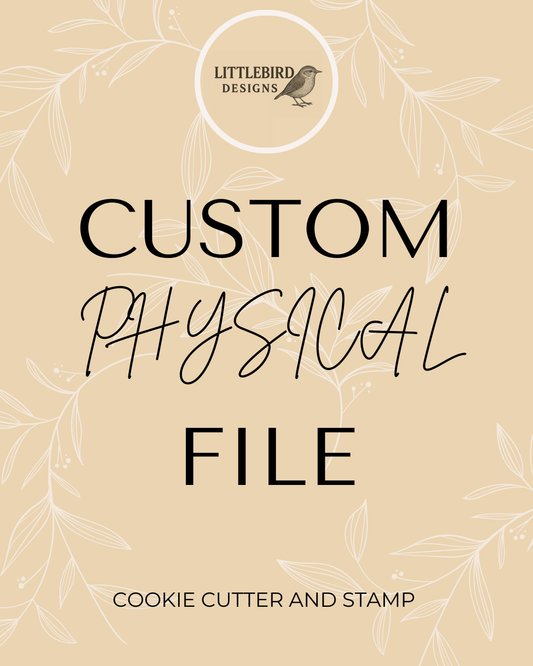 Custom Request - Physical Cookie Cutter & Stamp.